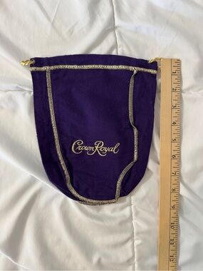 Crown Royal Purple Drawstring Pouch